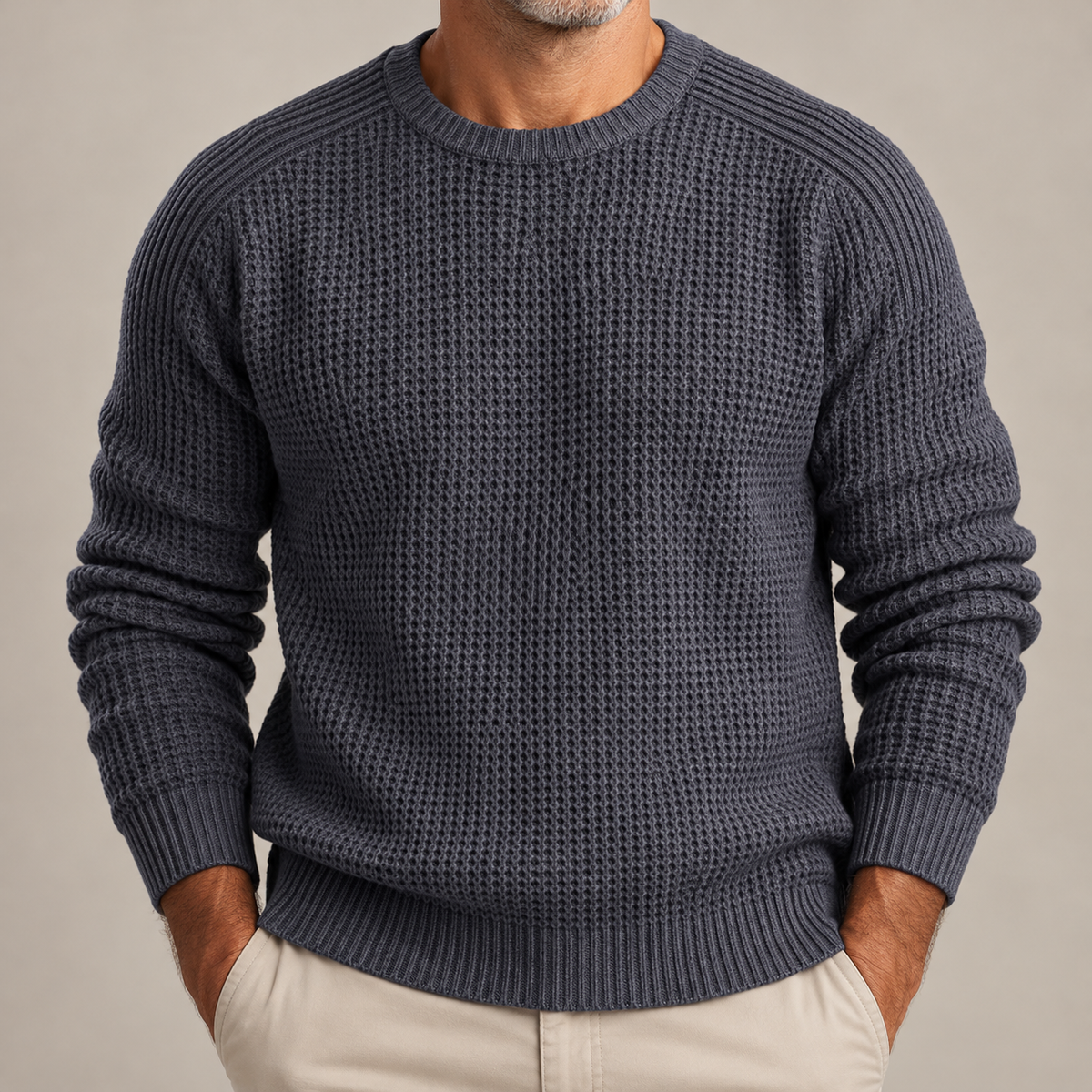 Crawford | Textured Crew-Neck Jumper