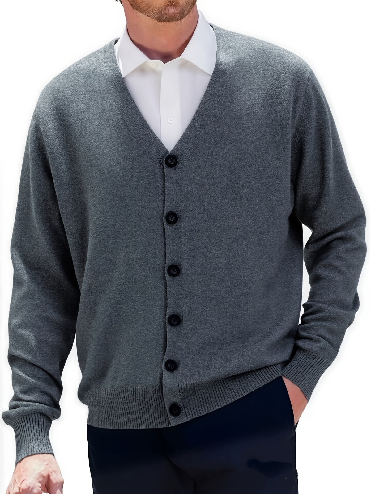 Wellington | Lightweight V-Neck Cardigan