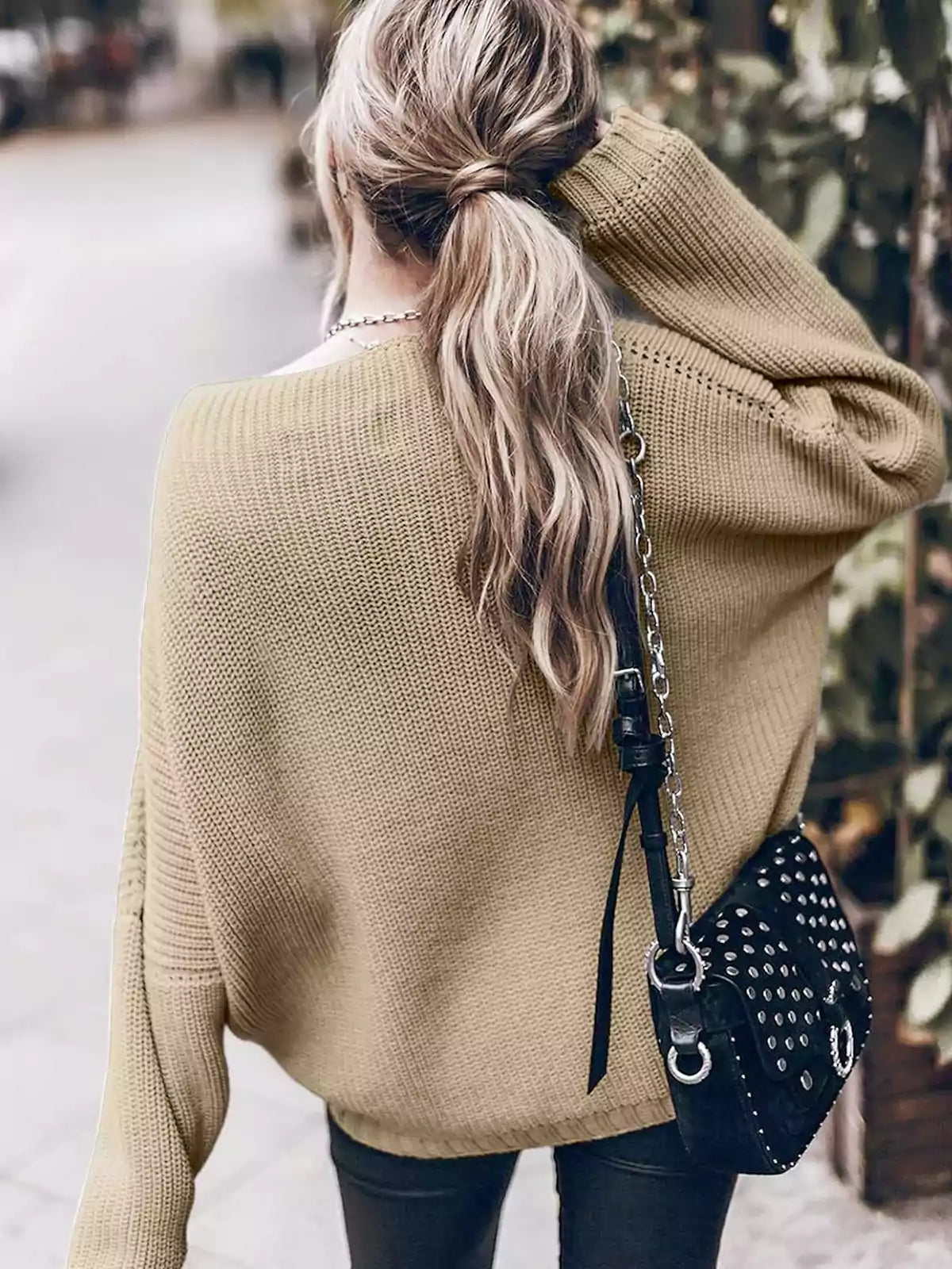 Elara | Relaxed Batwing Knitted Jumper