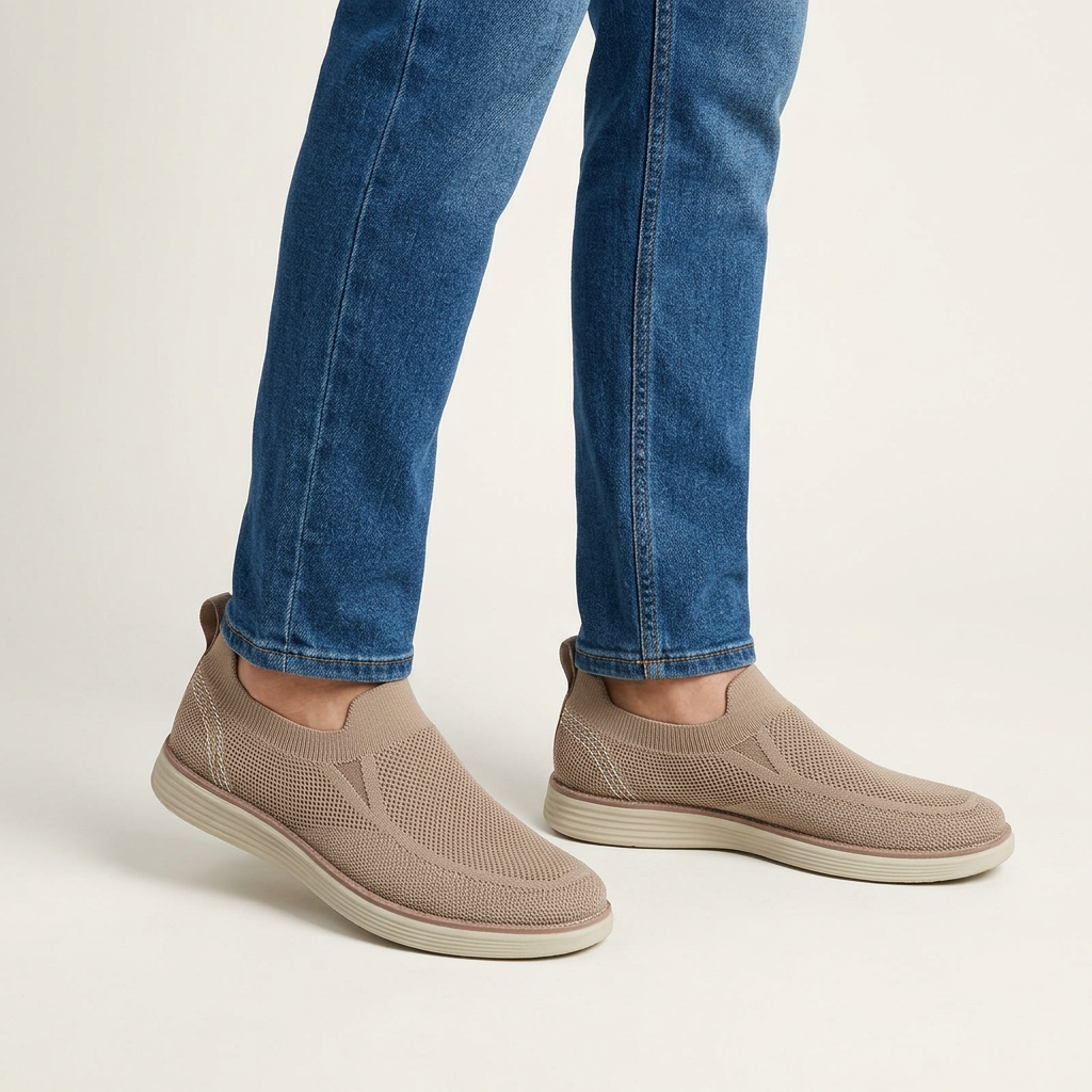 Angelo | Cushioned Knit Comfort Loafers