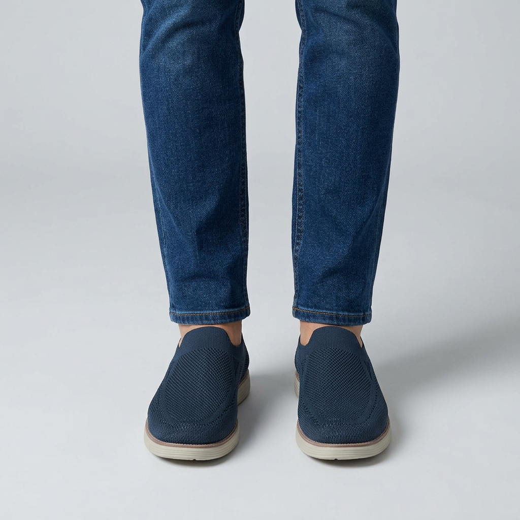 Angelo | Cushioned Knit Comfort Loafers