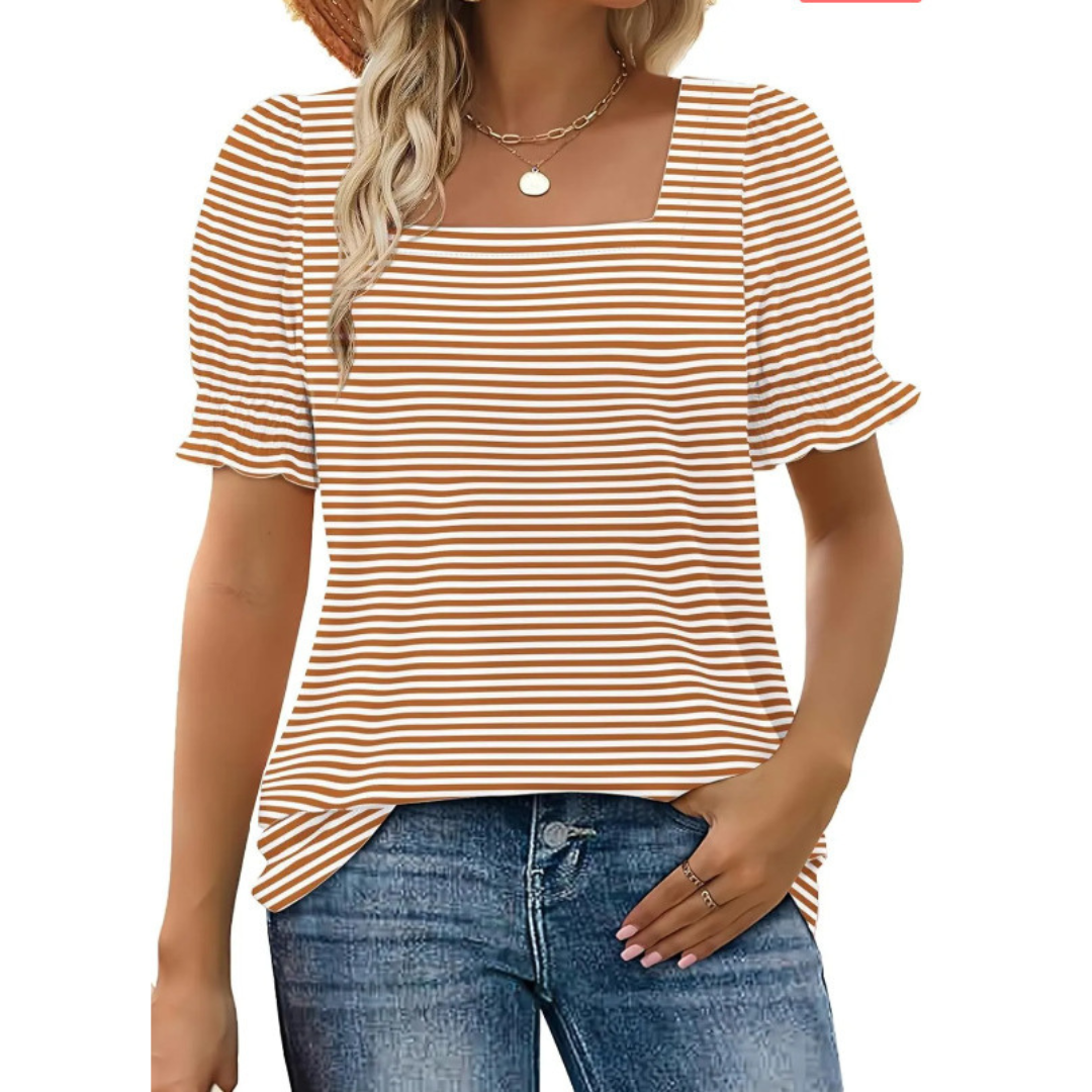 Valerie | Lightweight Ruffle Sleeve Summer Essential