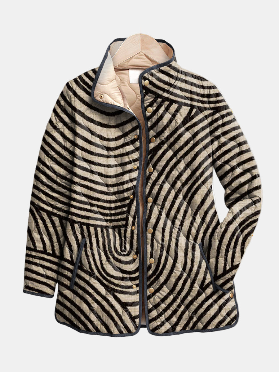 MERRITT | Quilted Jacket Circles Drawn Léa