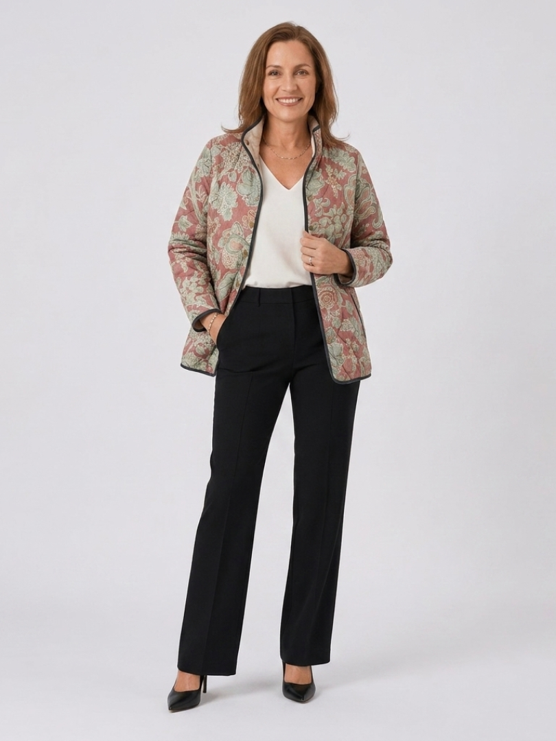MERRITT | Quilted Jacket Damas Terracotta Pauline