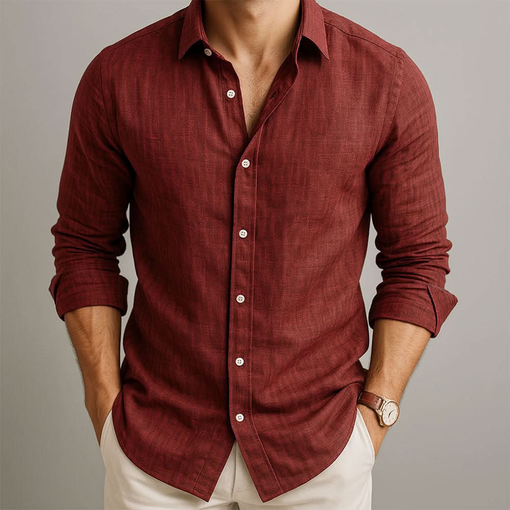 LEO SOFT-TOUCH LINEN SHIRT