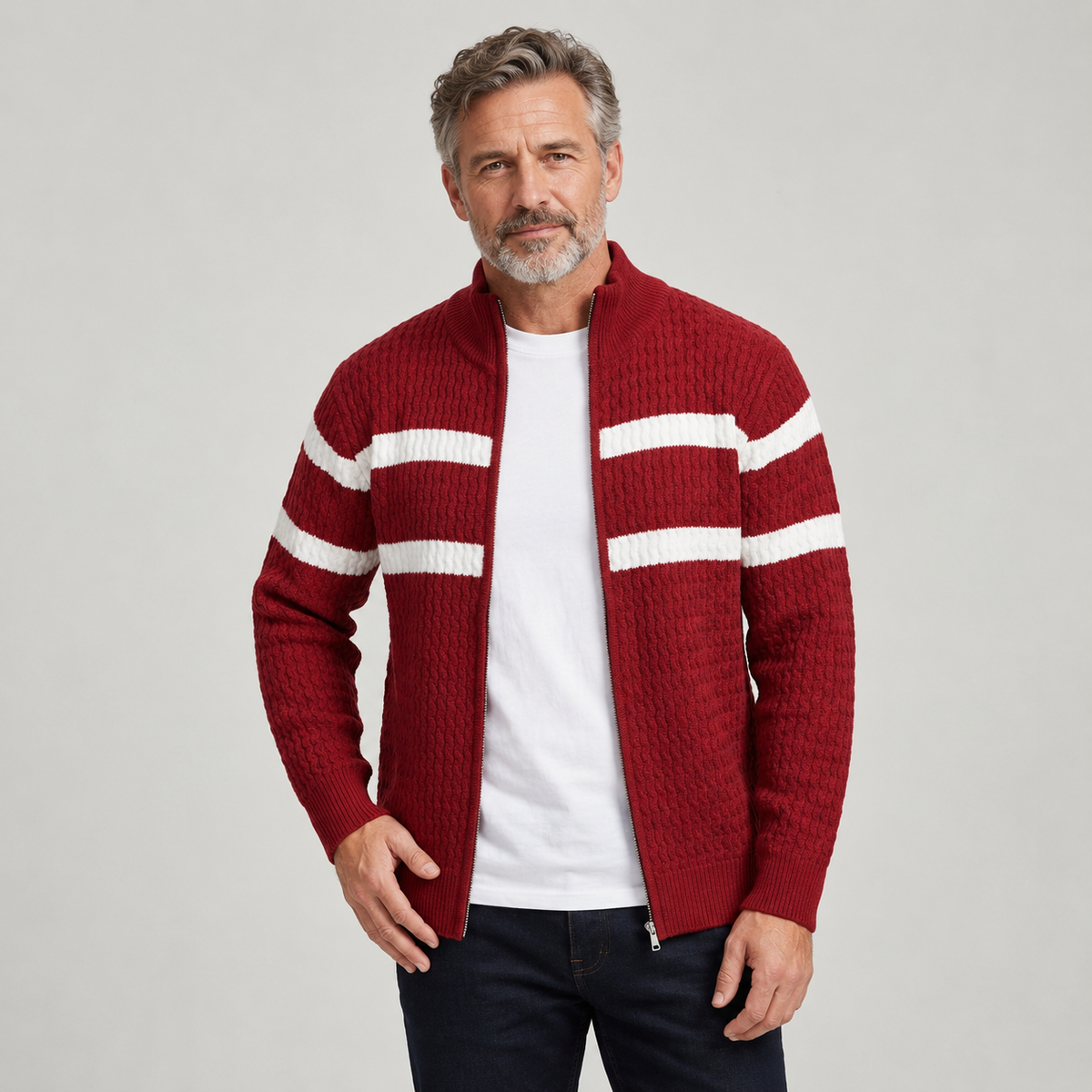Pemberton Cable Knit Cardigan