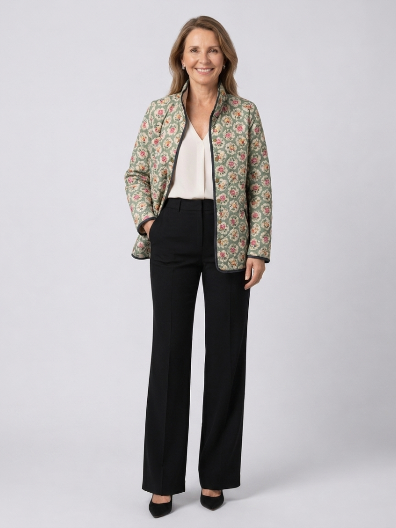 MERRITT | Quilted Jacket Floral Tapestry Amélie