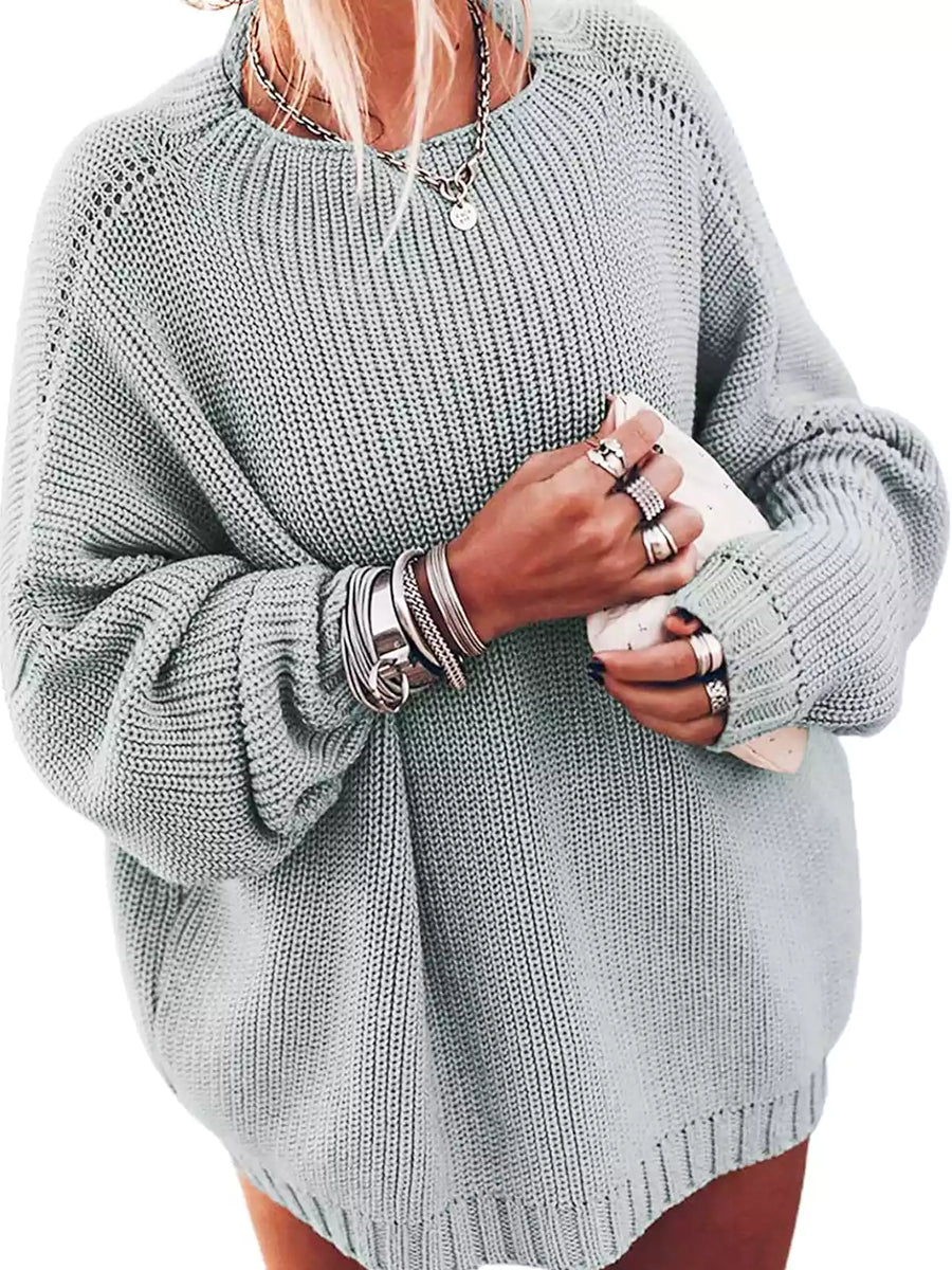 Elara | Relaxed Batwing Knitted Jumper