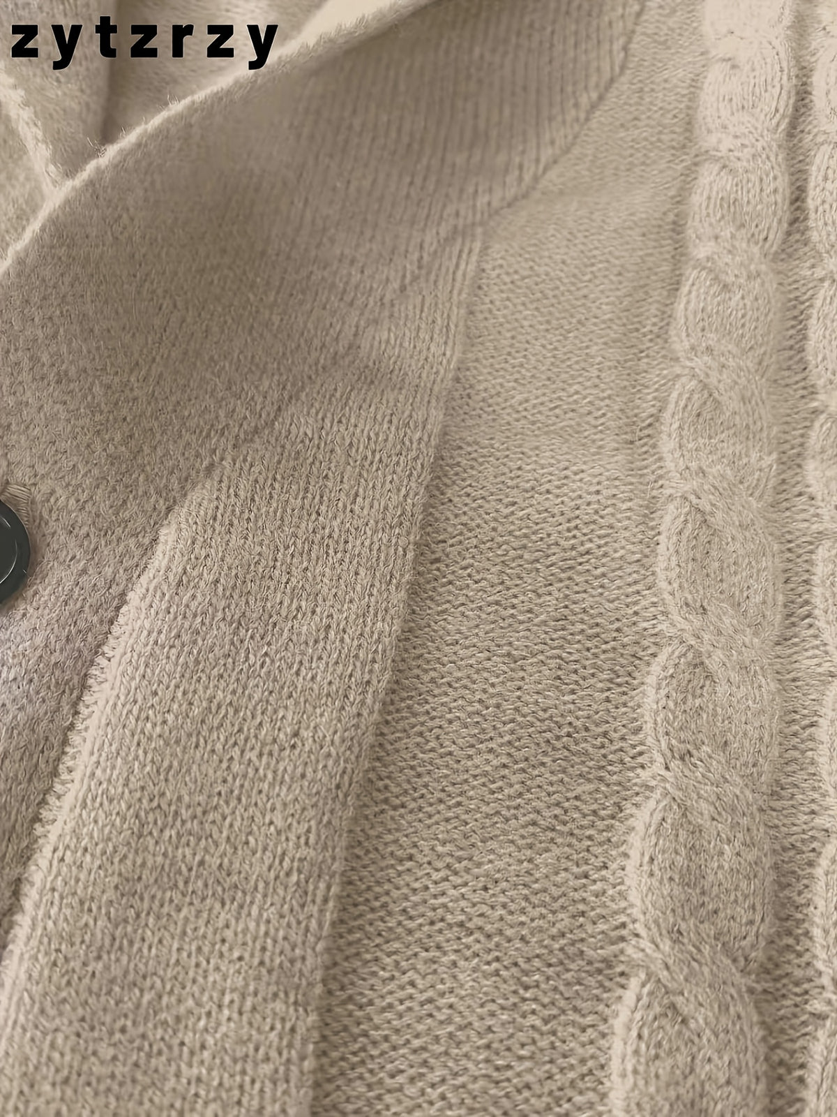 Pembroke | Cable-Knit Button Cardigan