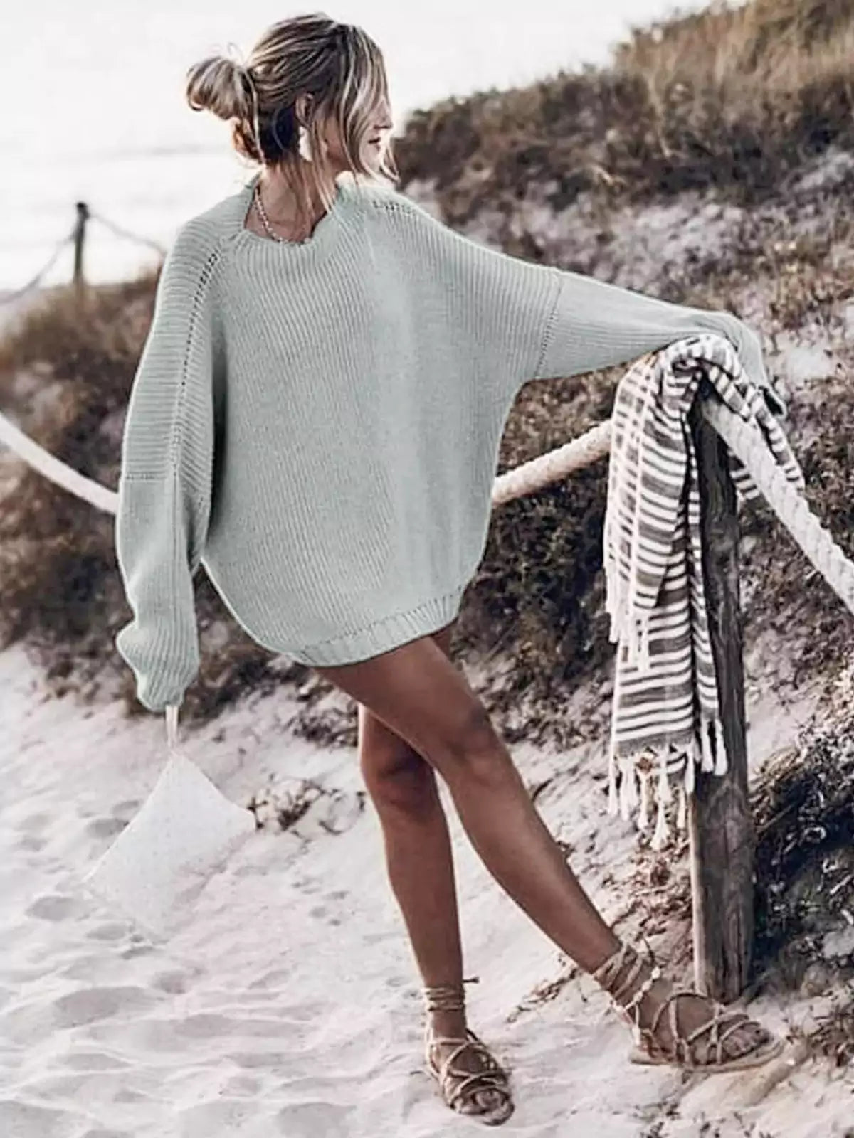 Elara | Relaxed Batwing Knitted Jumper