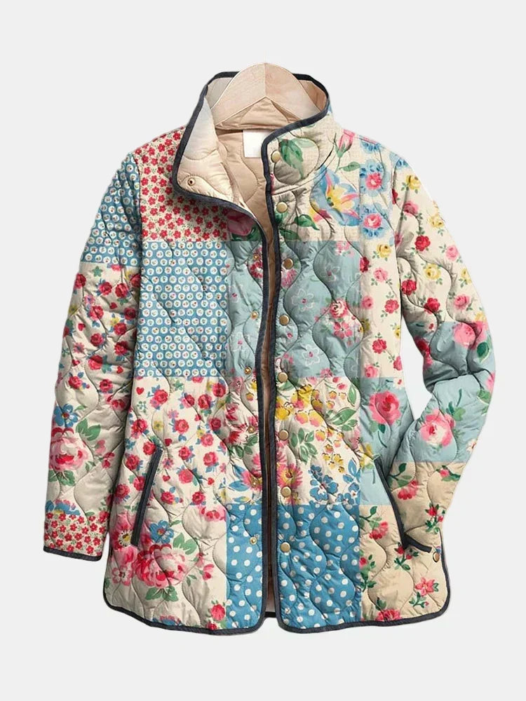 MERRITT | Chloé Floral Patchwork Quilted Jacket