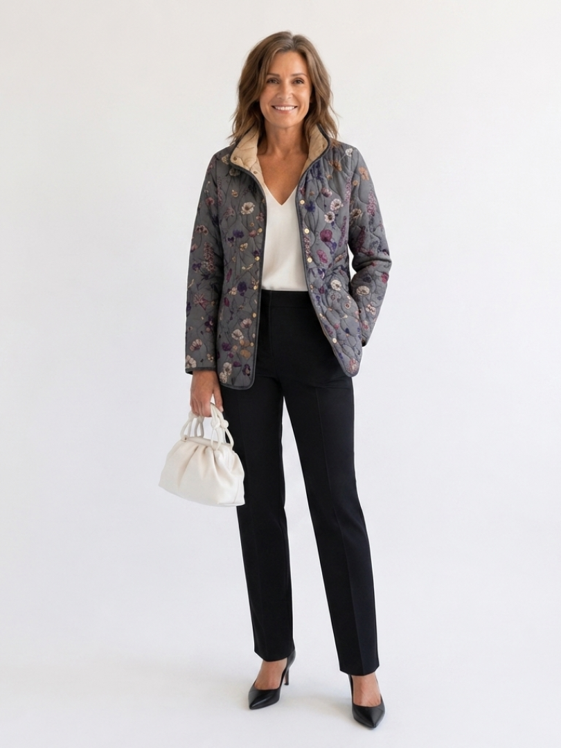 MERRITT | Quilted Jacket Dried Flowers Nathalie