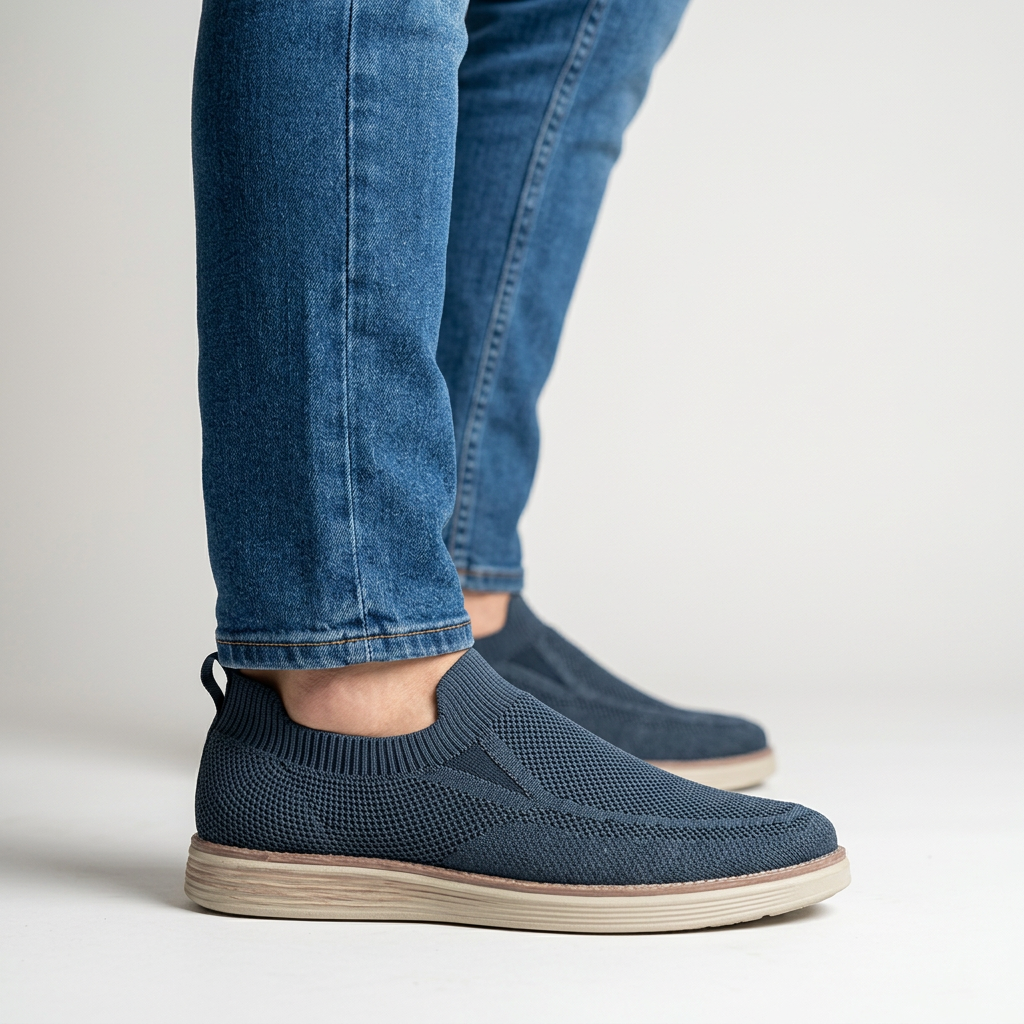 Angelo | Cushioned Knit Comfort Loafers