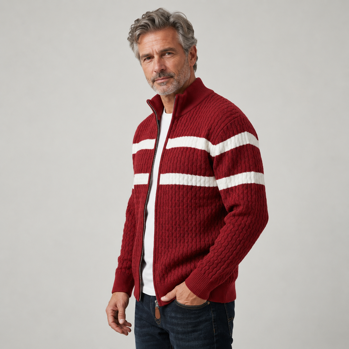 Pemberton Cable Knit Cardigan