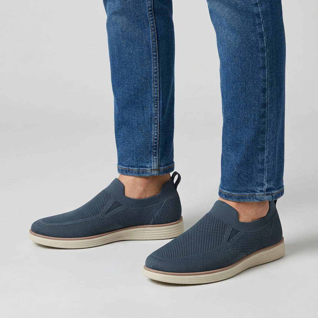 Angelo | Cushioned Knit Comfort Loafers
