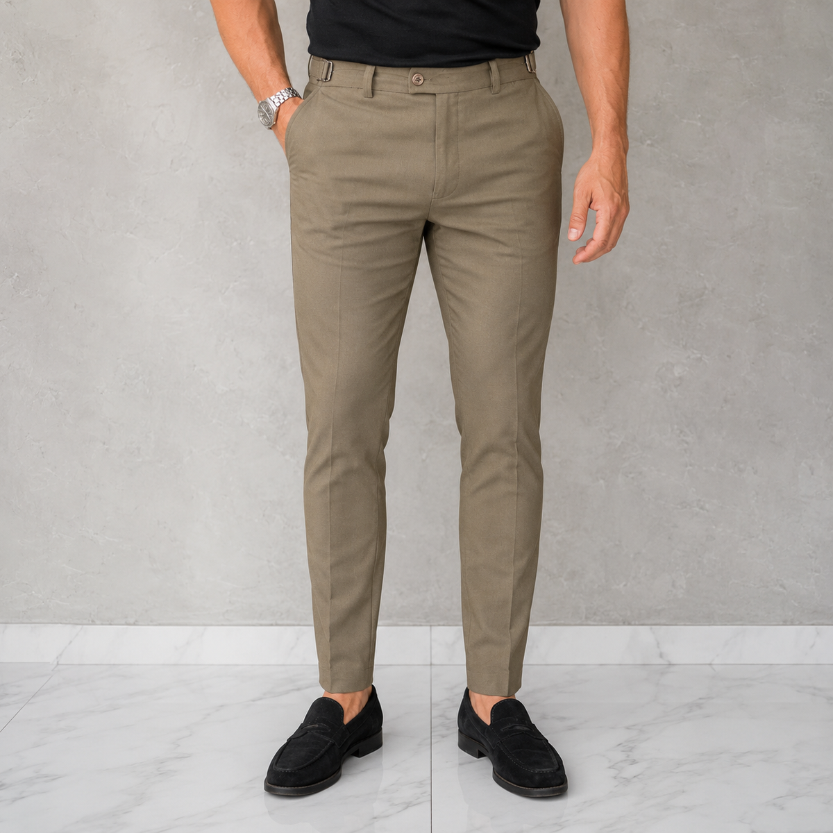 Harrison | Stretch Slim-Fit Trousers