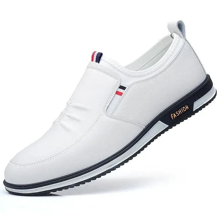 LIAM LEATHER SLIP-ON SNEAKERS