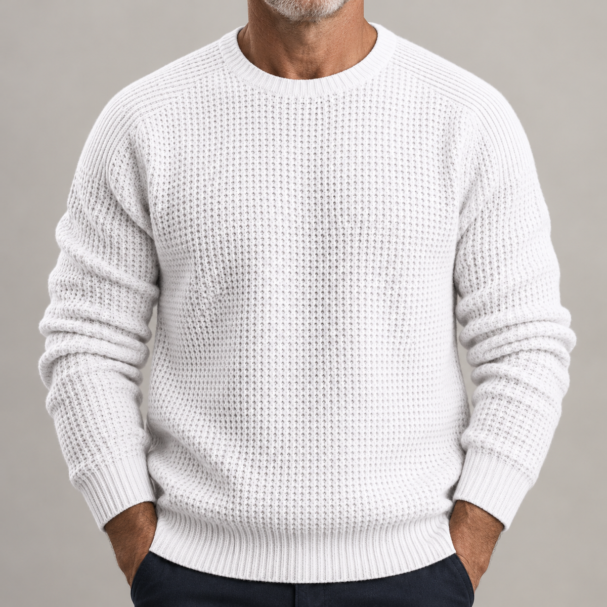 Crawford | Textured Crew-Neck Jumper