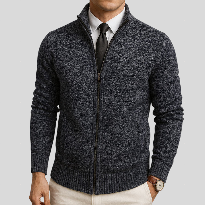 RAVINO ZIP-UP CARDIGAN