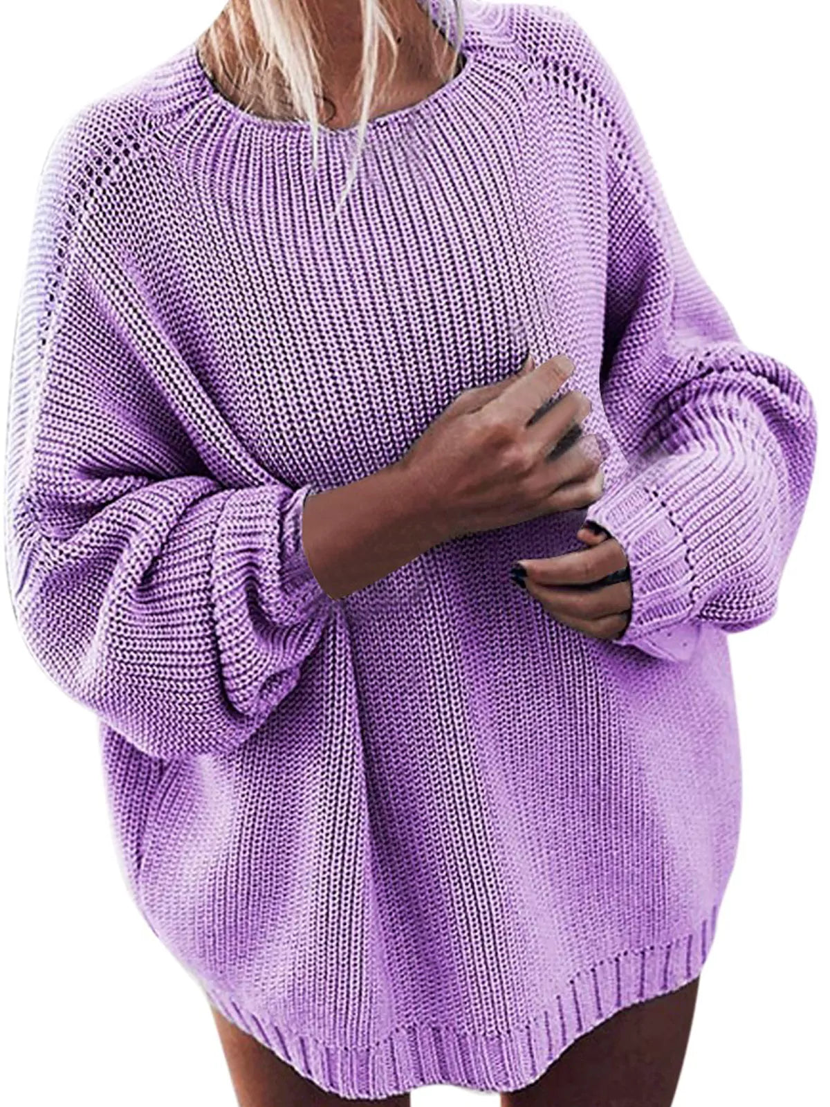 Elara | Relaxed Batwing Knitted Jumper