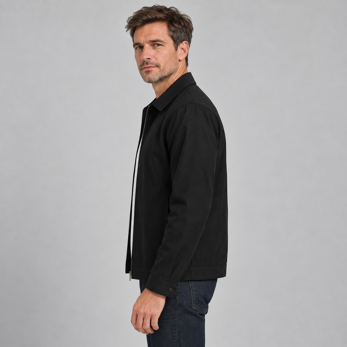 Men's Transitional Jacket Lightweight Breathable Modern Cut