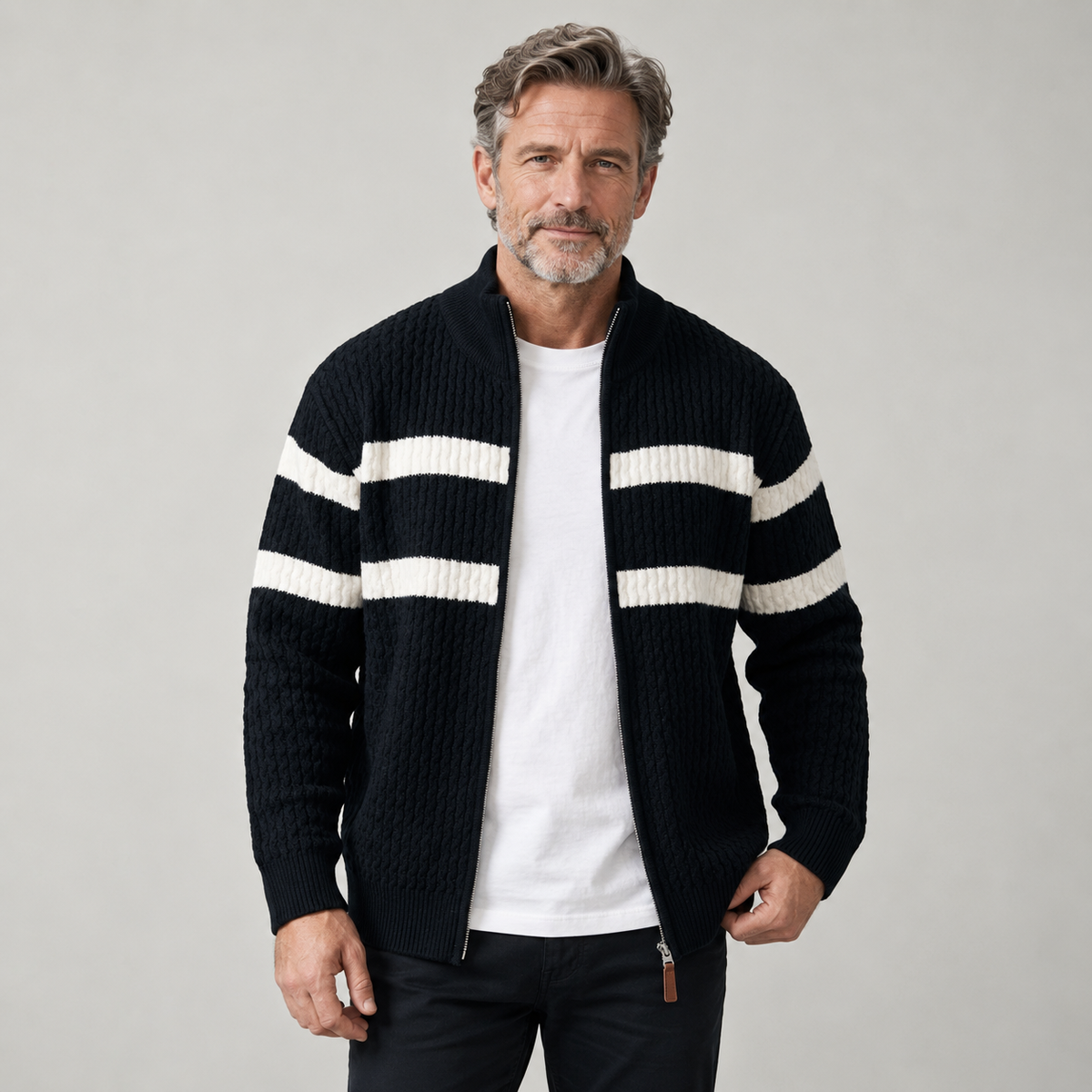 Pemberton Cable Knit Cardigan