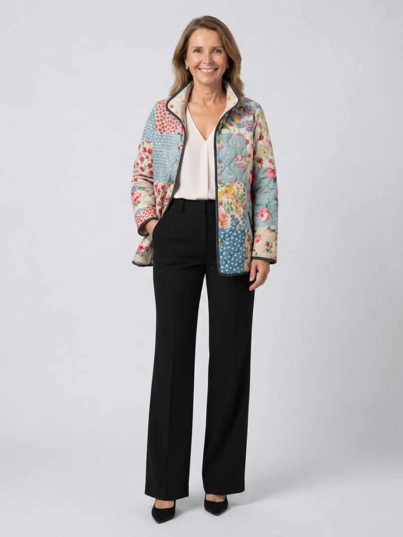 MERRITT | Chloé Floral Patchwork Quilted Jacket