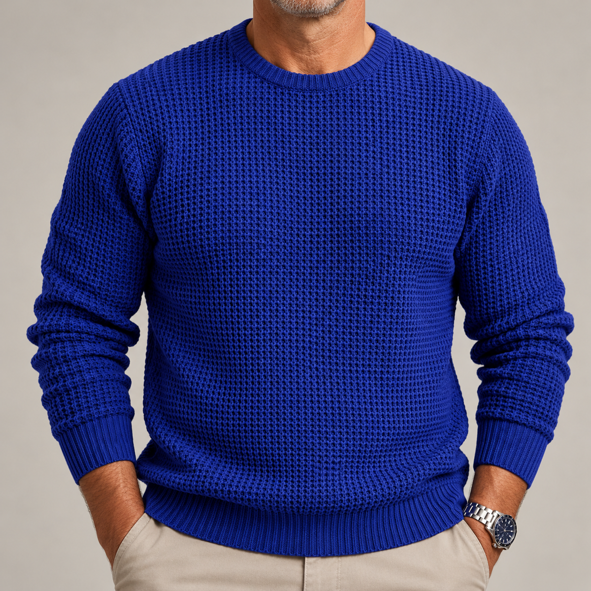 Crawford | Textured Crew-Neck Jumper