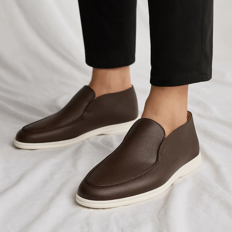 AUREX LEATHER LOAFERS