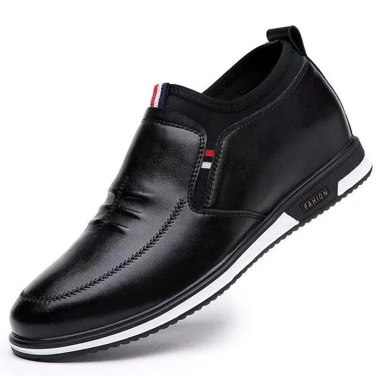 LIAM LEATHER SLIP-ON SNEAKERS