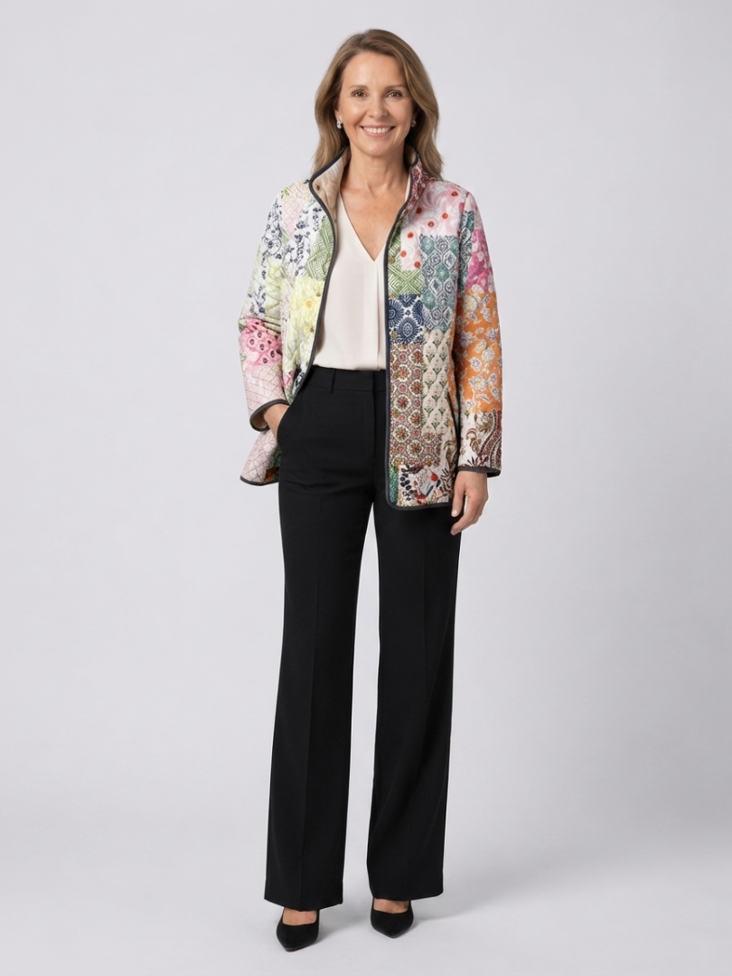 MERRITT | Quilted Patchwork Bohemian Jacket Florence