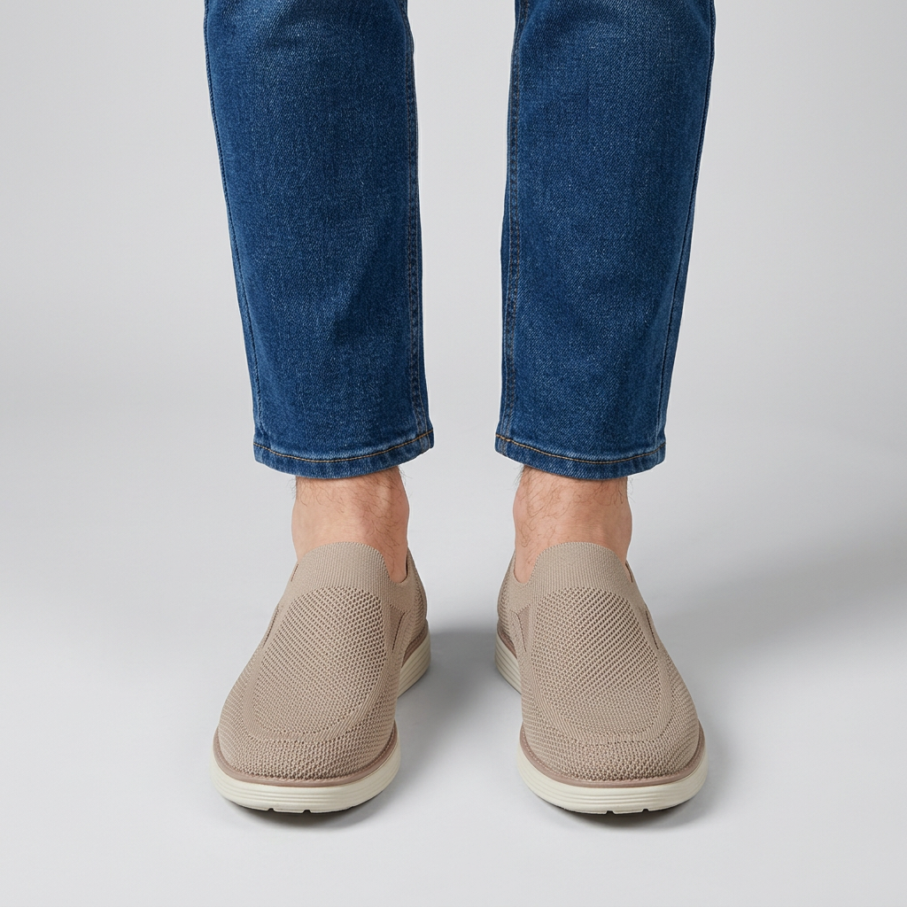 Angelo | Cushioned Knit Comfort Loafers