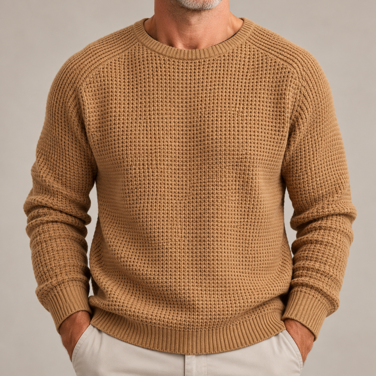Crawford | Textured Crew-Neck Jumper