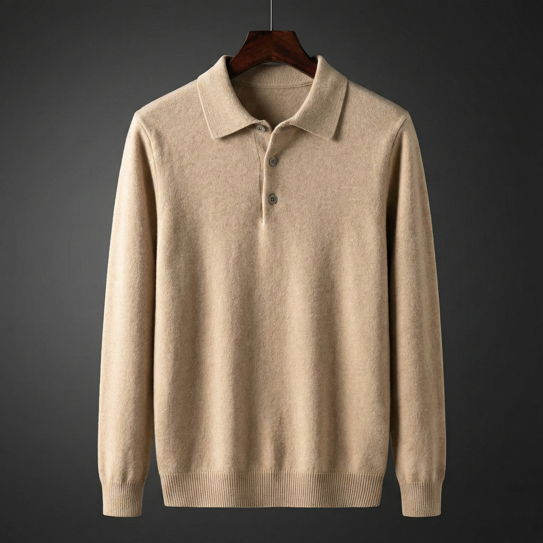 Alden | Premium Wool Polo Jumper