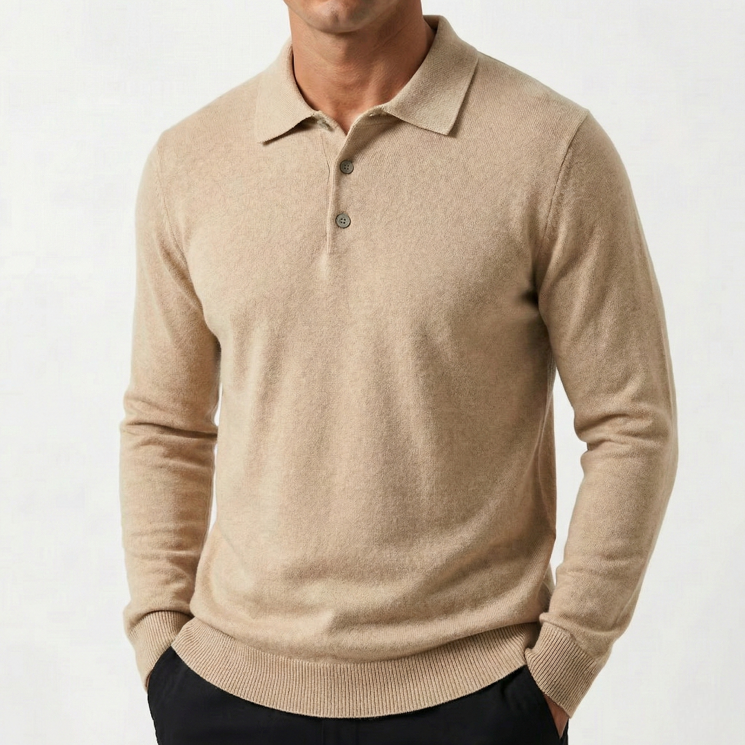 Alden | Premium Wool Polo Jumper