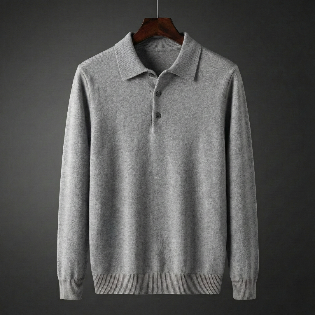 Alden | Premium Wool Polo Jumper