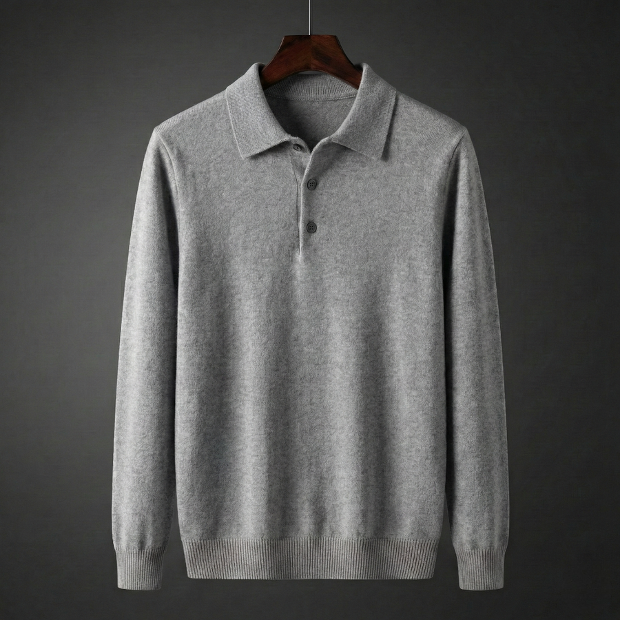 Alden | Premium Wool Polo Jumper