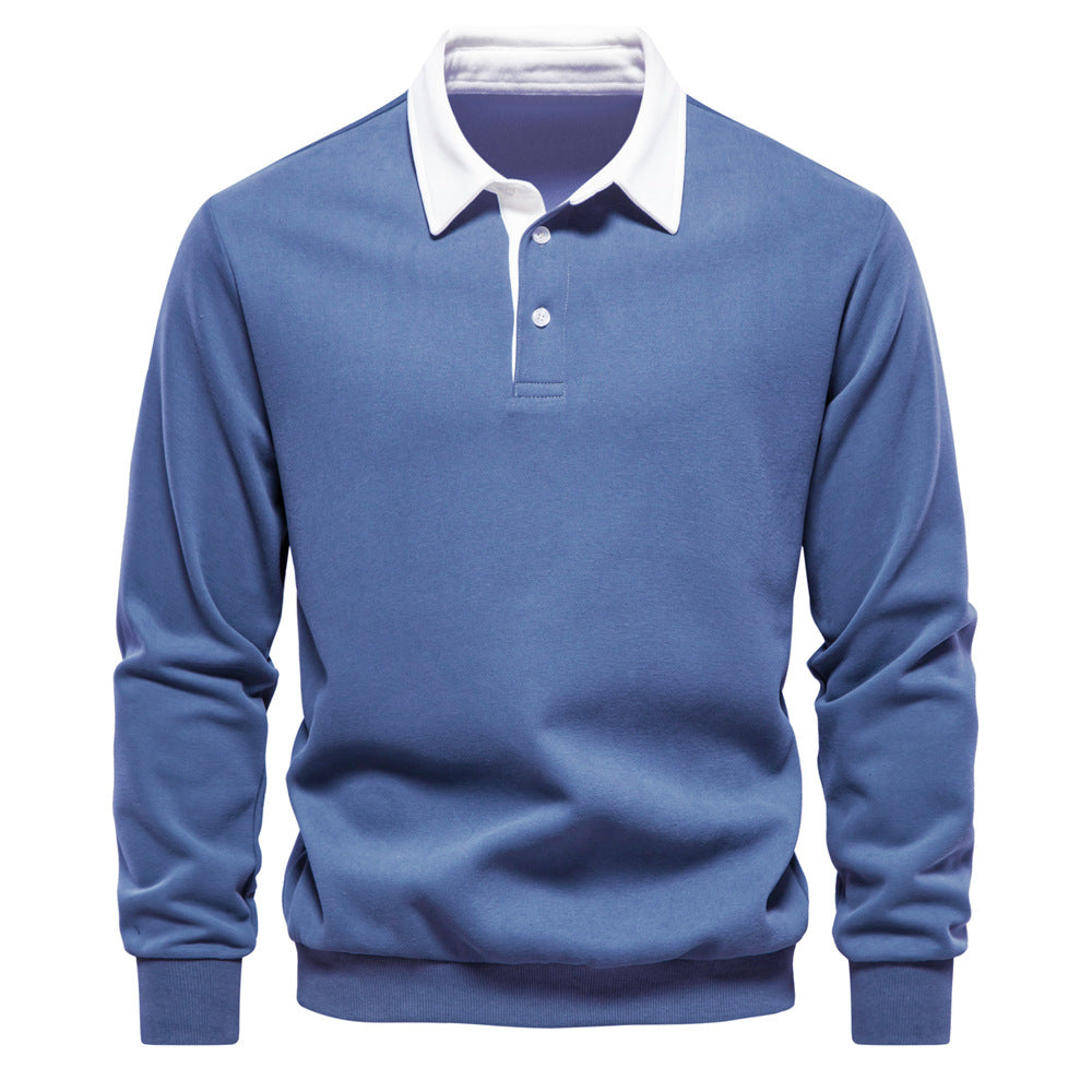Arthur | Contrast-Collar Sweatshirt