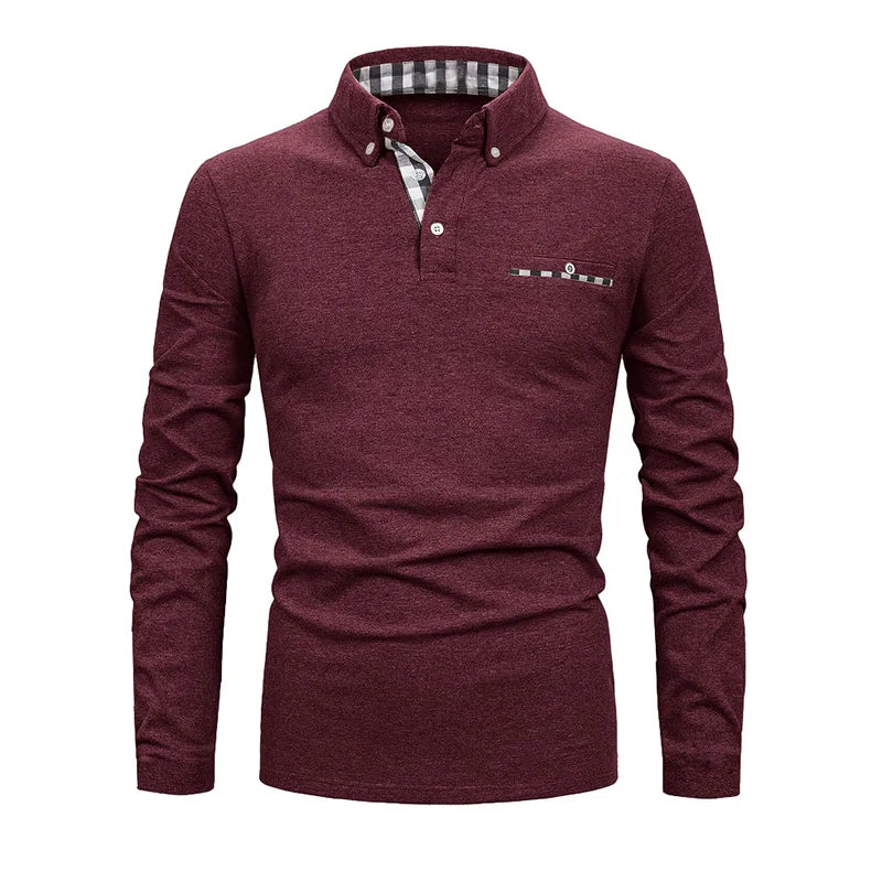 Bramwell | Smart Long-Sleeve Polo Shirt