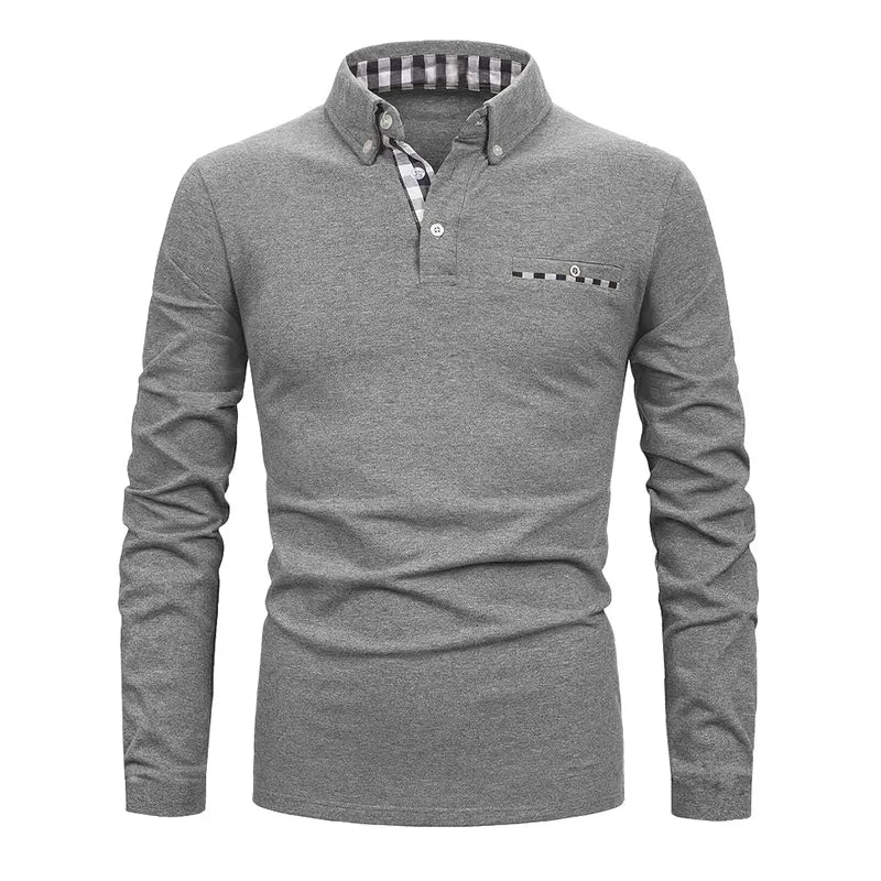 Bramwell | Smart Long-Sleeve Polo Shirt