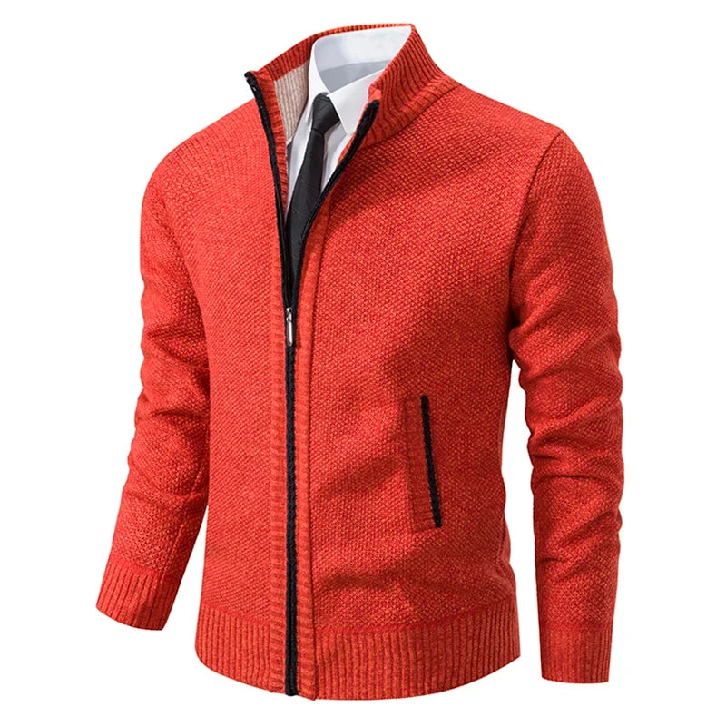 Kingsley | Textured Zip Cardigan