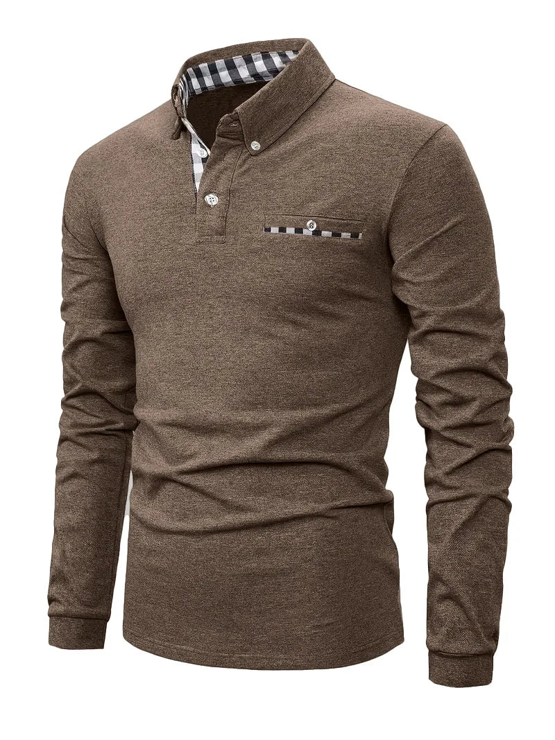 Bramwell | Smart Long-Sleeve Polo Shirt