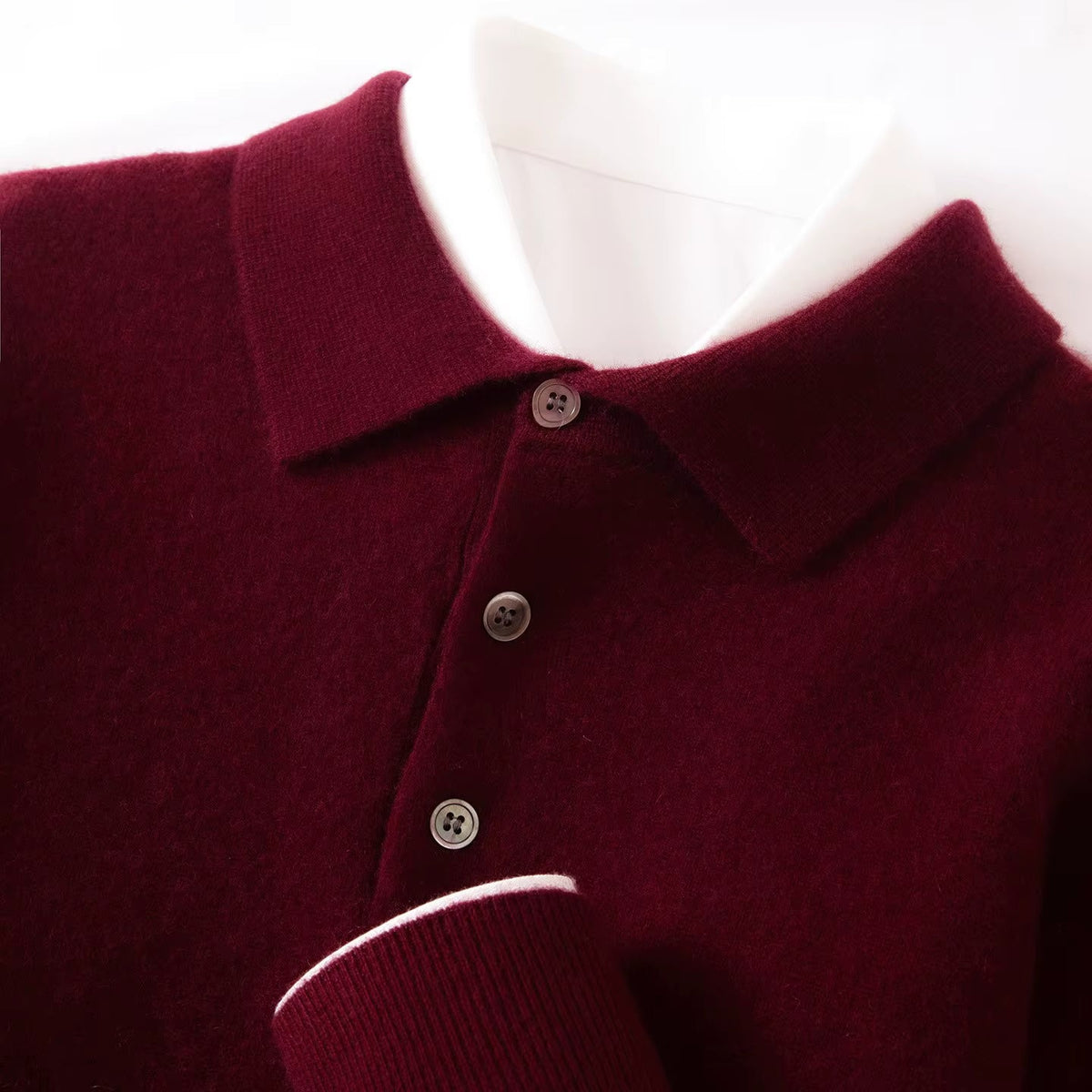 Alden | Premium Wool Polo Jumper