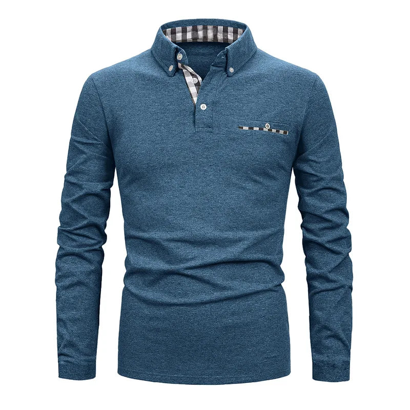 Bramwell | Smart Long-Sleeve Polo Shirt