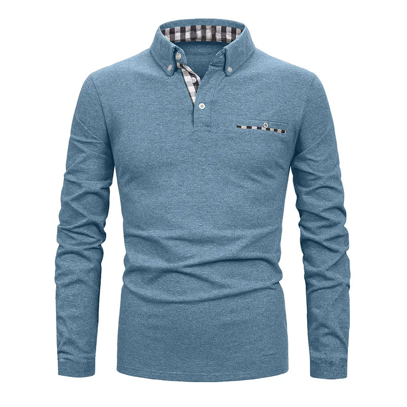 Bramwell | Smart Long-Sleeve Polo Shirt