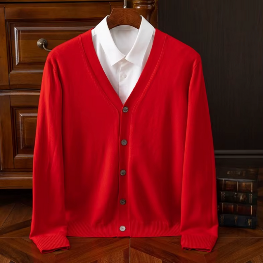 Beaumont | Classic V-Neck Cardigan