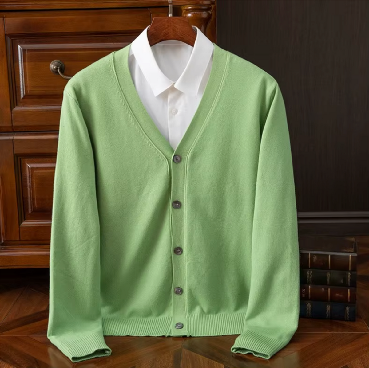 Beaumont | Classic V-Neck Cardigan