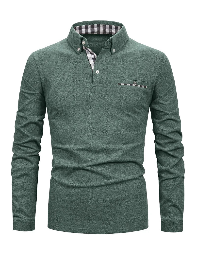 Bramwell | Smart Long-Sleeve Polo Shirt