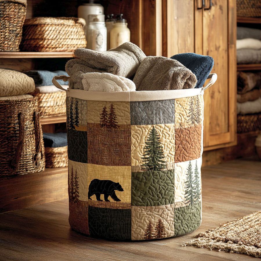 Mountain - Handcrafted Laundry Basket
