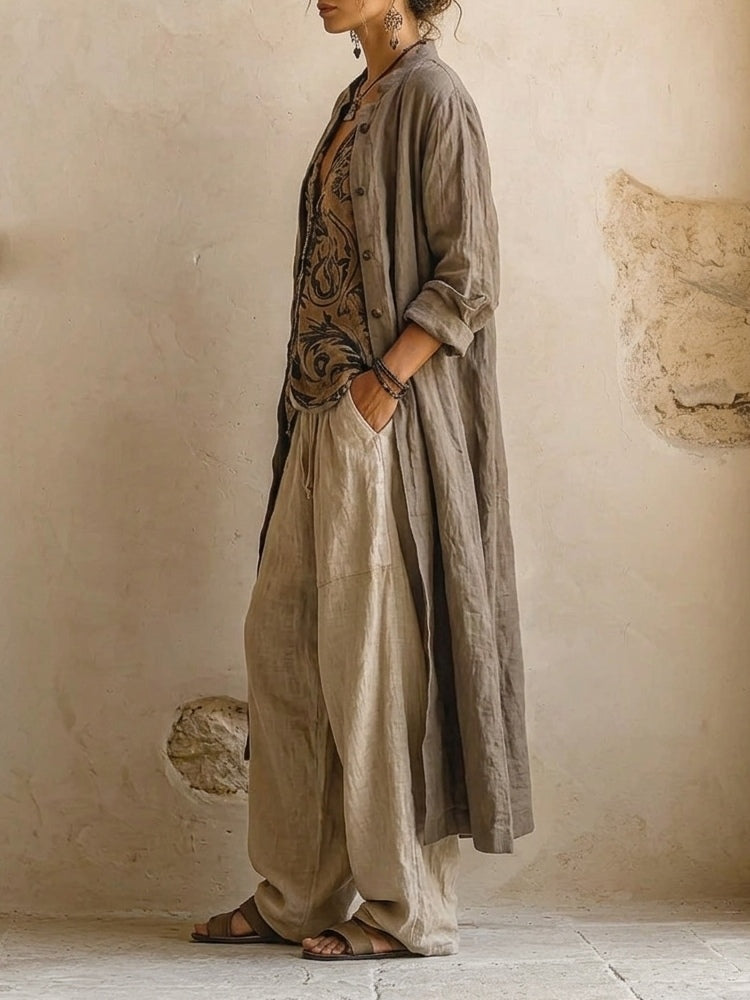 Ensemble Patricia | three pieces made of cotton and linen